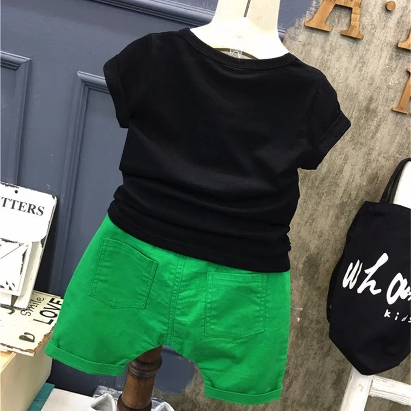 الصيف الأطفال الفتيان الفتيات مجموعة ملابس الاطفال ورقة تي شيرت السراويل 2 قطعة/مجموعة طفل الترفيه ملابس رياضية الطفل القطن رياضية الصيف الأطفال الفتيان الفتيات مجموعة ملابس الاطفال ورقة تي شيرت السراويل 2 قطعة/مجموعة طفل الترفيه ملابس رياضية الطفل القطن رياضية