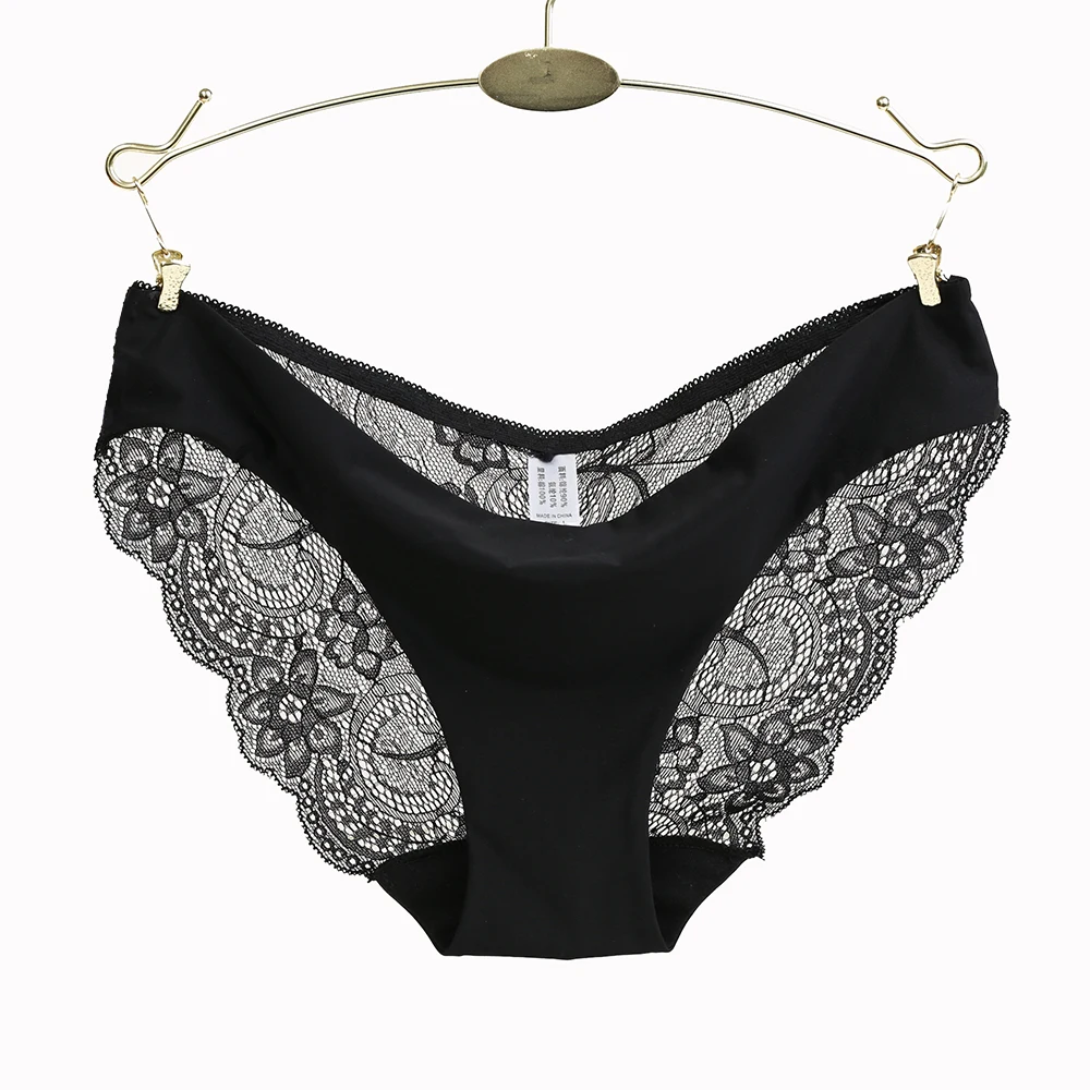 

Quaslover Lace Sexy Panties Panties Ladies Seamless Underwear Women Fancy Panty Plus Size Traceless Crotch of Cotton Briefs