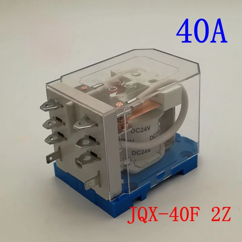 

1pcs Jqx-40f 2Z high power relay 40A two open two close 12V 24V 220V high current relay
