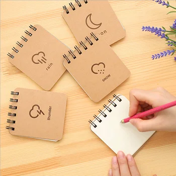 

Korea Stationery Weather Forecast Series Coil System Portable Notepad Creative Book