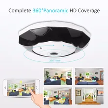 SANNCE 3.0MP Video IP Camera 360 Degree Panoramic Wifi Security Camera Two Way Audio Digital Wireless PTZ WebCam