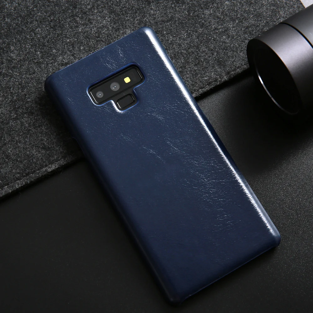 Для samsung Galaxy Note 9 чехол роскошный чехол из натуральной кожи для samsung Note 9 Модный чехол из воловьей кожи для Galaxy Note9