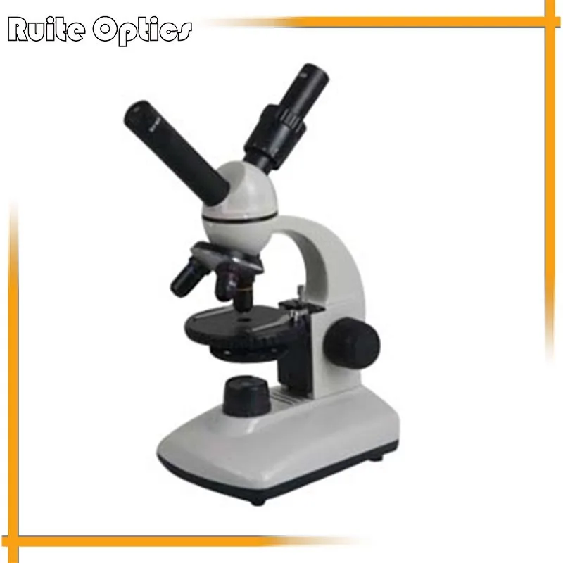 

TXS05-05RBS 40X-400X Dual Observation Head Laboratory Microscope with Lamp and 90mm Rounded Stage with Paired Clips