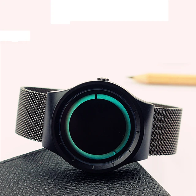 Top Signore Di Modo Di Vendita Acciaio Inox Eclipse Concept Design Sport Orologi Top Signore Di Modo Di Vendita Acciaio Inox Eclipse Concept Design Sport Orologi