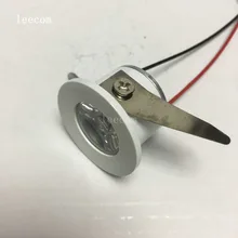 230 В 1 Вт дизайн блок светодиодов точечных 10 шт. регулируемый шаг светодиодный вниз свет экономия энергии пятно домашний потолочный светильник мини Встраиваемая лампа