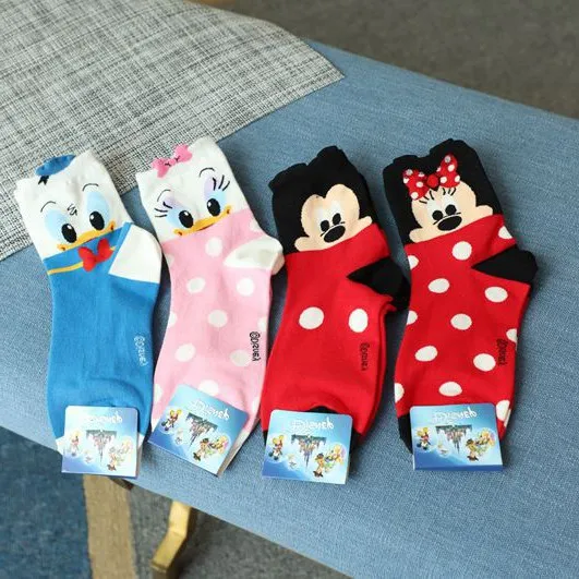 Kawaii Носки с мультяшными рисунками хлопковые носки милые носки для женщин и взрослых 10 пара/лот