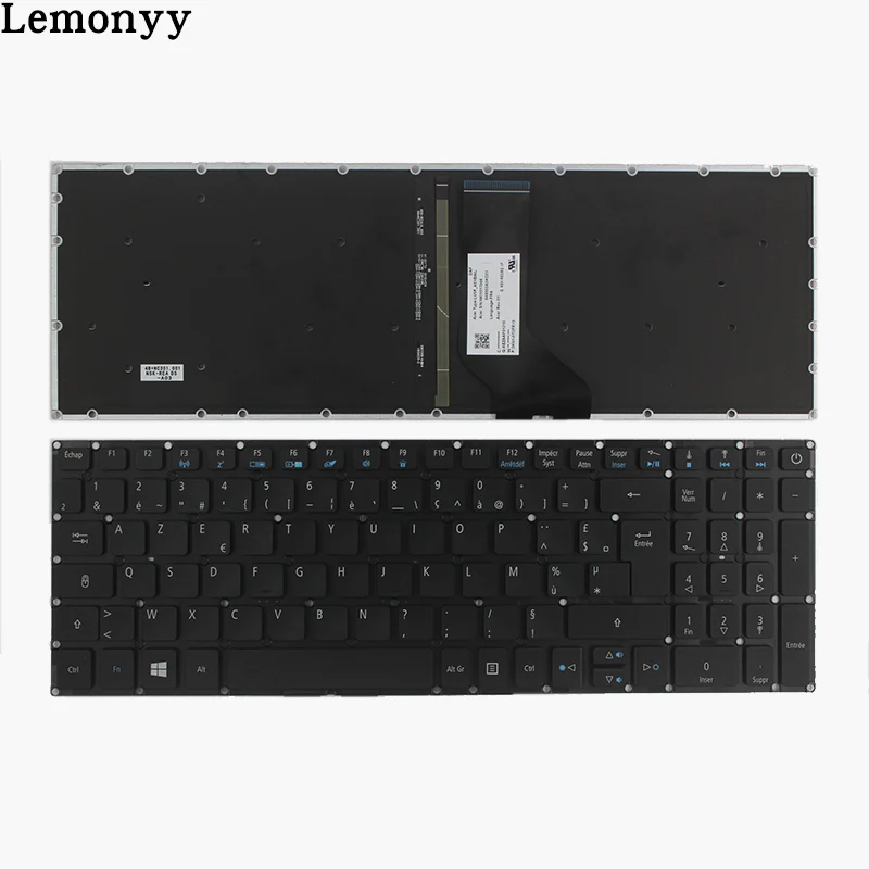 

NEW French/FR laptop keyboard for ACER Aspire E5-523 E5-523G E5-553 E5-553G E5-575 E5-575G E5-575T E5-774 with Backlight