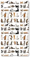 Printed Funny Yoga Cats Cell Phone Cover For Sony Xperia Z Z1 Z2 Z3 Z4 Z5 Compact Mini E4 M C1904 C1905 M2 M5 C3 C4 SP M35h Case