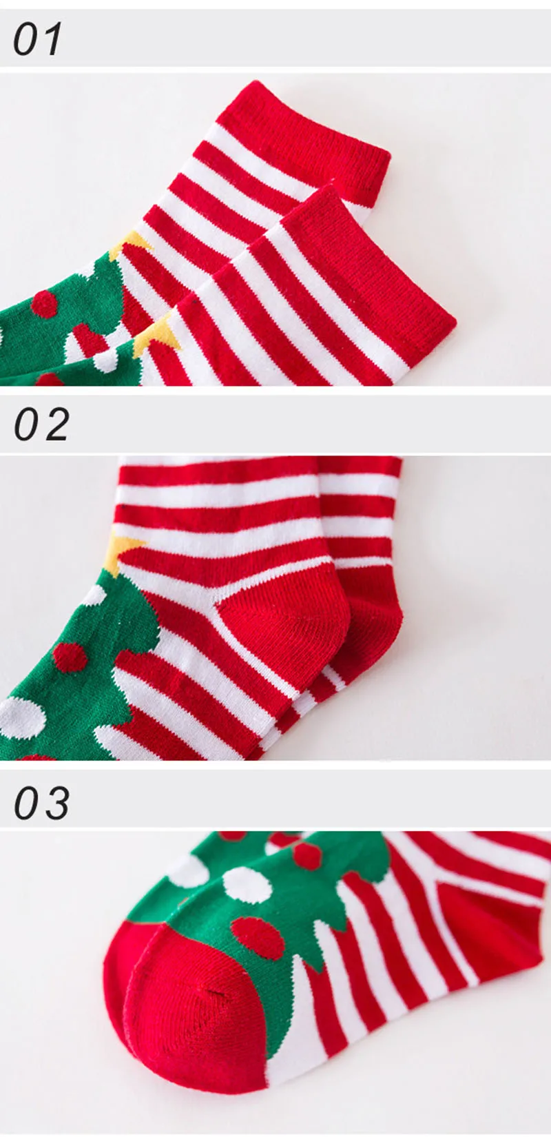 5 PairsSet Baby Themed Socks Christmas Boys Girls Spring Autumn Socks Cartoon Kids Children Snowflake Elk Santa Claus BB3115 (8)