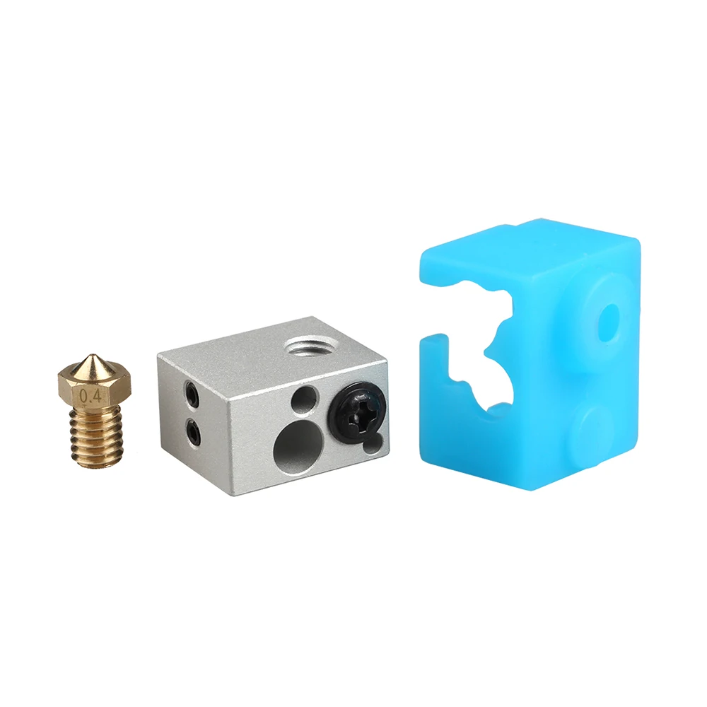 LERDGE 3D طابعة أجزاء XCR-NV6 الحرارة كتلة ل J-رئيس الطارد HotEnd سخان كتلة مع سيليكون جورب 0.4 مللي متر فوهة استبدال V5 V6 LERDGE 3D طابعة أجزاء XCR-NV6 الحرارة كتلة ل J-رئيس الطارد HotEnd سخان كتلة مع سيليكون جورب 0.4 مللي متر فوهة استبدال V5 V6