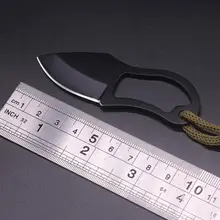 100 шт./лот выживание на открытом воздухе кемпинга Мини-Карабин Ножи EDC Многофункциональный инструмент MC небольшой Ножи с кожаным чехлом и Bluetooth