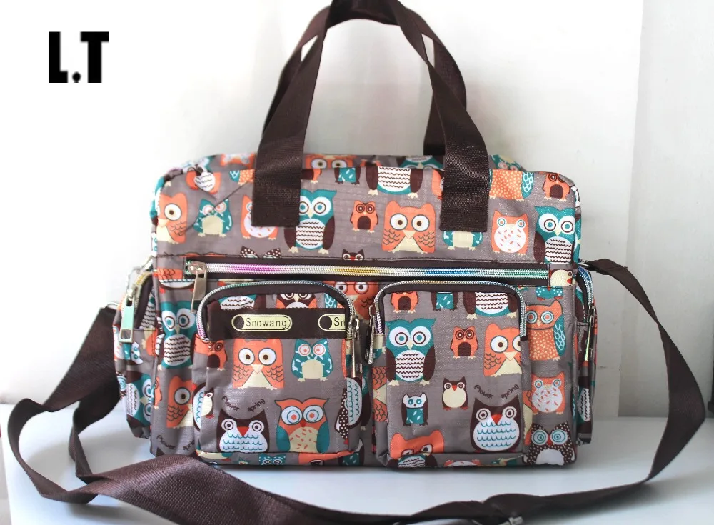 2017 Lady Nylon Waterproof Owl Mult Pockets Bag Animal Diaper Travel 2017 Lady Nylon Waterproof Owl Mult Pockets Bag Animal Diaper Travel Teacher Weekend Overnight Organizer Crossbody For Women In Bags From