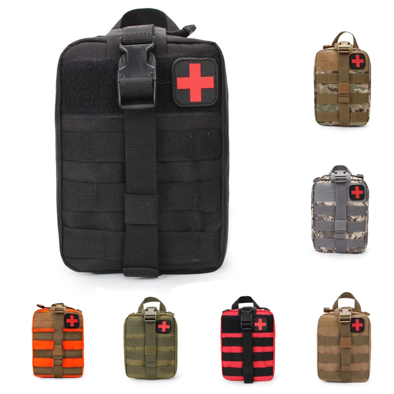 

Outdoor Survival Kit tactical Medical First Aid Kit Hiking Camping Climbing Emergency Molle Waist Pack