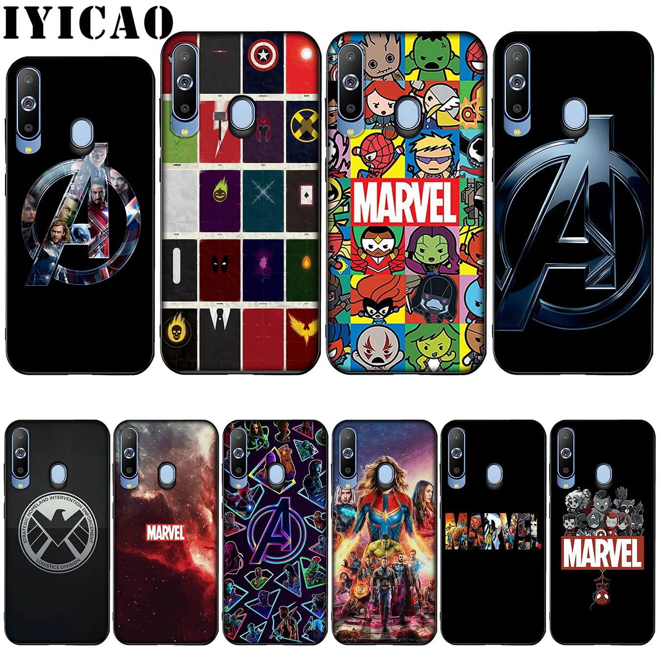 Iyicao Marvel Comics &quotМягкий силиконовый чехол для samsung Galaxy A10 A30 A40 A50 A70 M10 M20 M30 крышка |