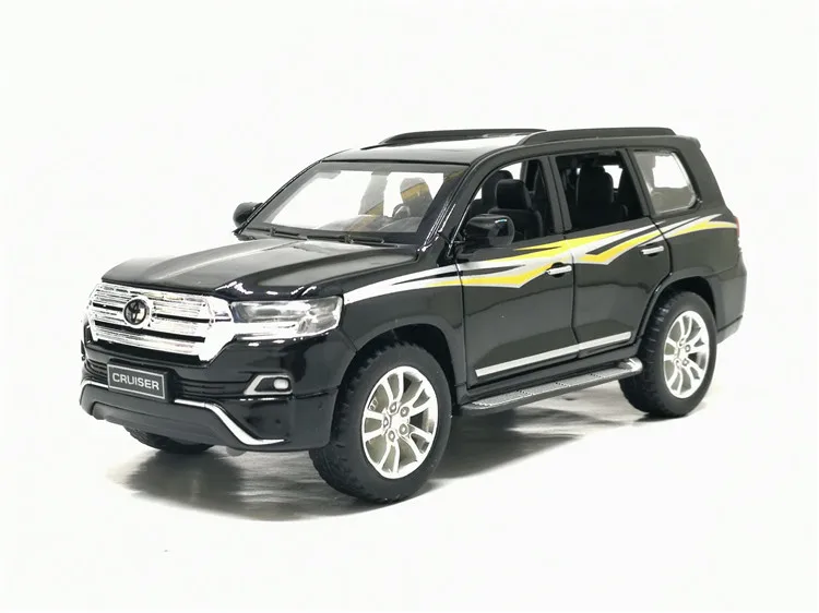 Модель автомобиля Toyota LAND CRUISER 1:32 литая модель из сплава с шестью открывающимися