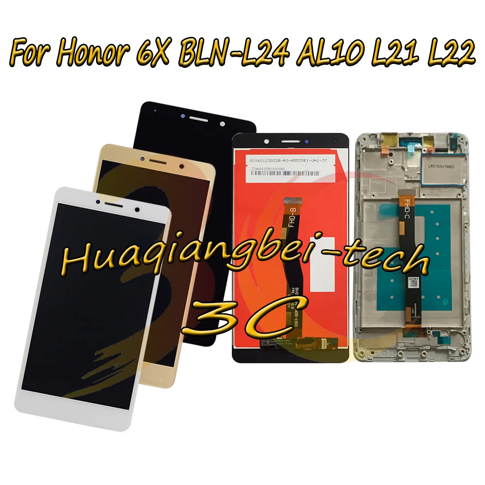 5.5'' New For Huawei Honor 6X BLN L24 BLN AL10 BLN L21 BLN L22 Full LCD