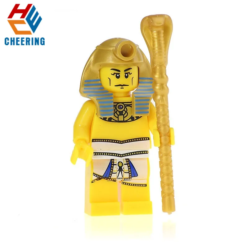

20Pcs Wholesales Building Blocks Medieval Egyptian Model Viking Barbarian Pharaoh Atlantis Figures Bricks Toys for Kids XH 619