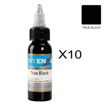 

Free postage 10 Pcs Tattoo Inks Cut Line Black 1 oz 30ml / bottle Tattoo Pigment Inks Set For Body Tattoo Painting Kit