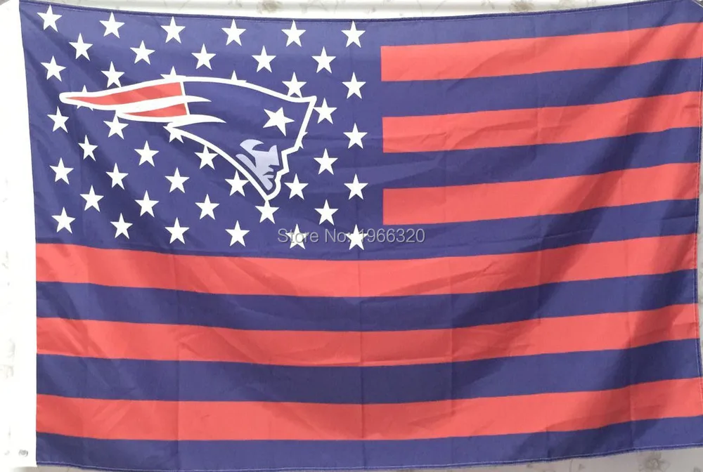 Football New England Patriots US Stripe Star Banner Flag 3X5FT-in Flags ...