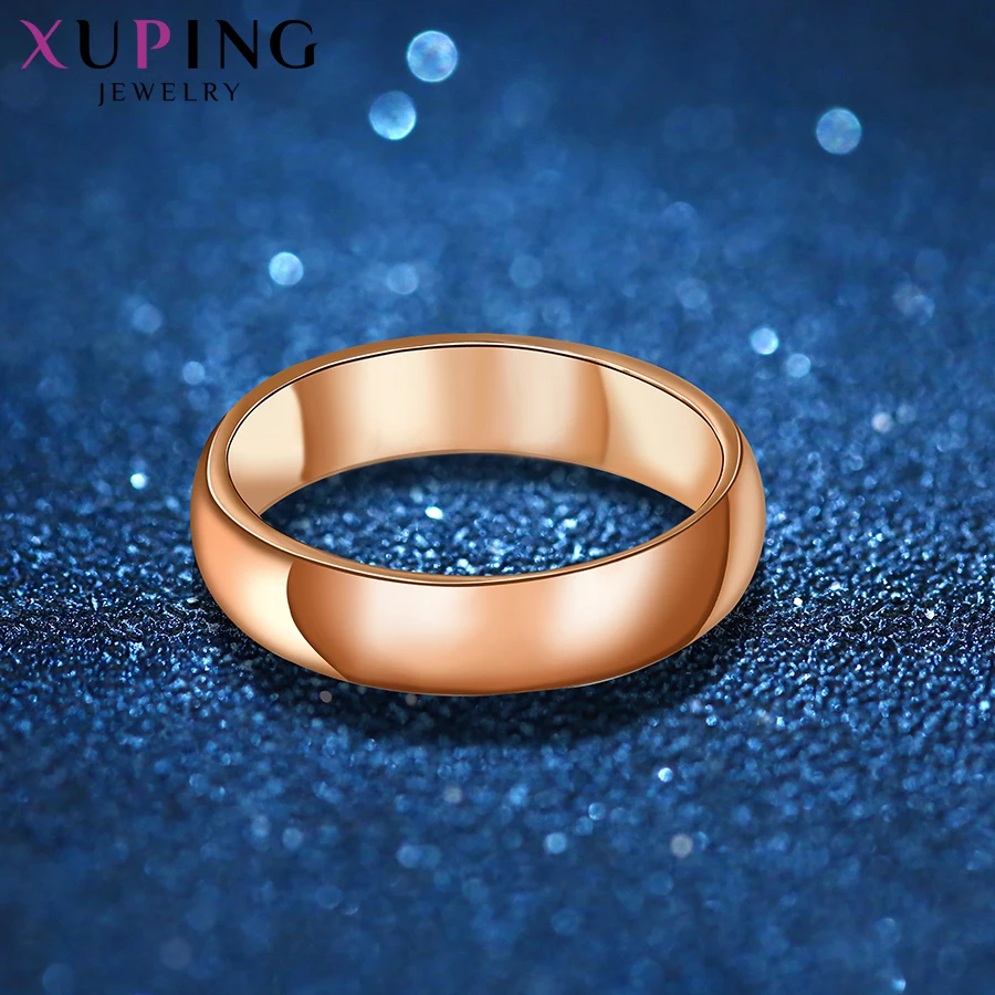 Xuping модное элегантное розовое золото позолоченное изысканное кольцо для женщин Свадебные украшения подарок на день Святого Валентина S33-11000
