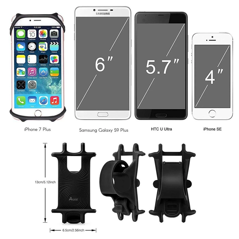 XMXCZKJ силиконовый держатель для мобильного телефона, велосипедная стойка Руля Мотоцикла, аксессуары, подставка для мобильного телефона, gps