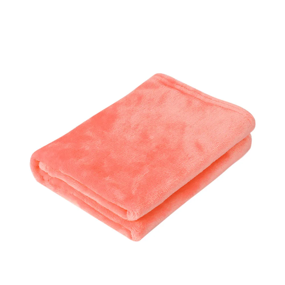 Модное мягкое детское одеяло 45X65 см, теплые коралловые клетчатые пледы, Фланелевое теплое одеяло, бархатное микро плюшевое Флисовое одеяло - Цвет: Beige