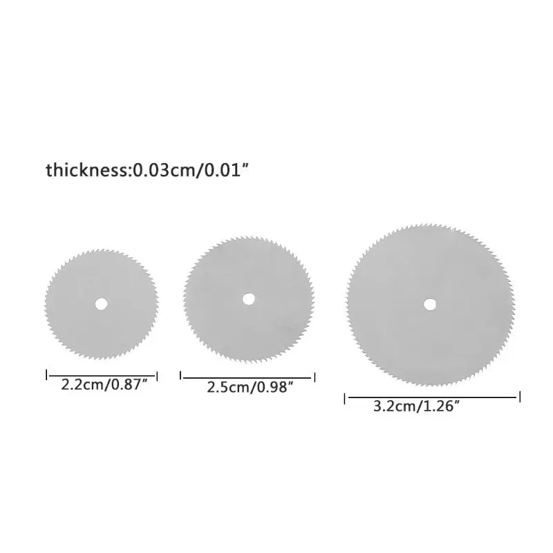 10 шт 22/25/32 мм небольшой круглый заостренный лезвия Ротари инструмент резки дерева диск пильный диск фреза для деревообработки колеса