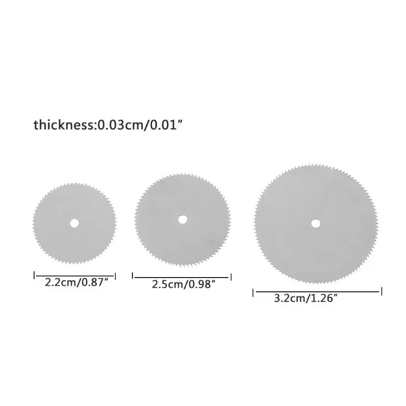 

10pcs 22/25/32mm Mini Circular Saw Blade Rotary Tool Wood Cutting Disc Circular Saw Blade Woodworking Cutting Wheel