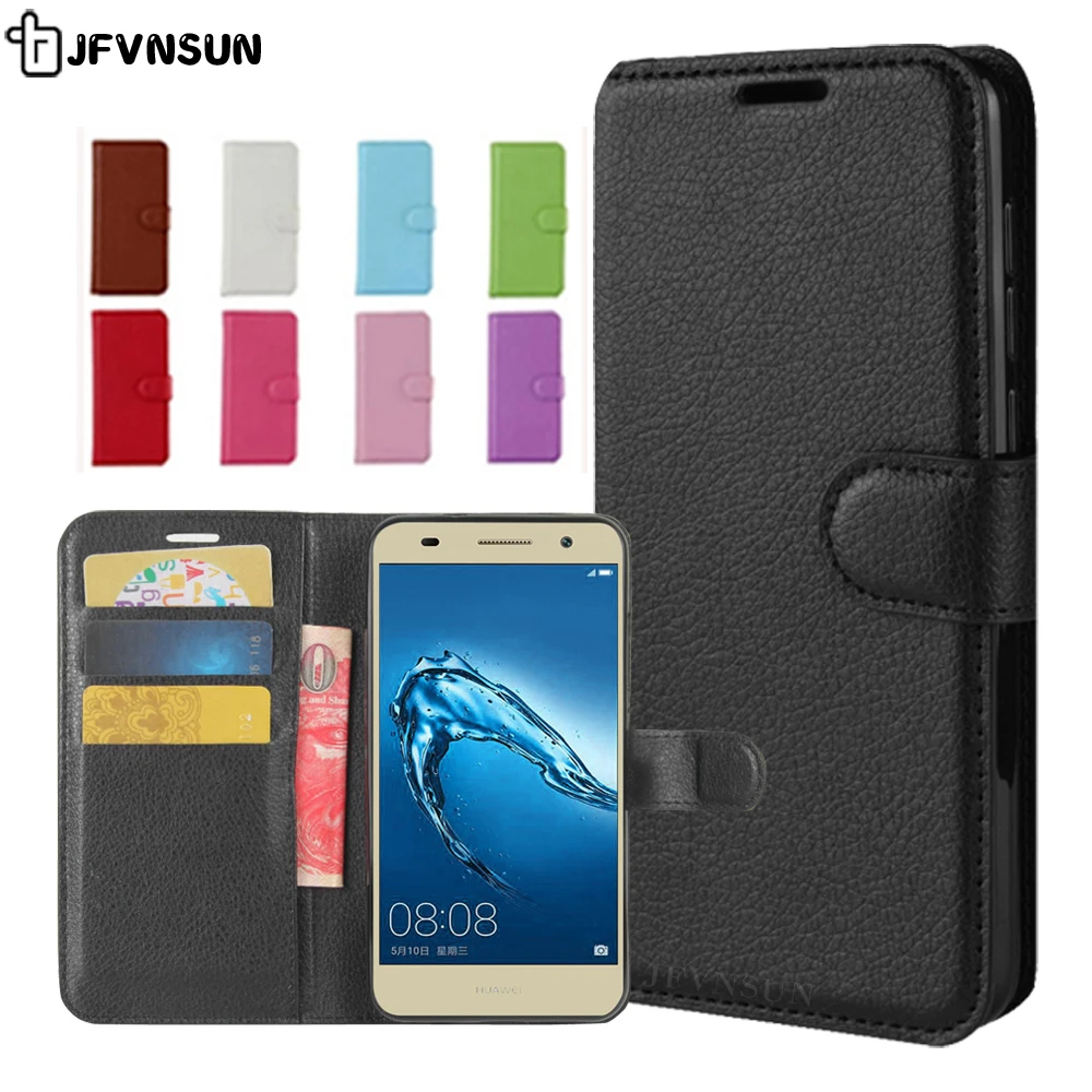 

huawei Y3 2017 Case on huawei Y3 2017 Case Flip 5.0 inch Retro PU Leather Magnetic Wallet Case for Huawei Y3 2017 CRO L22 Cover