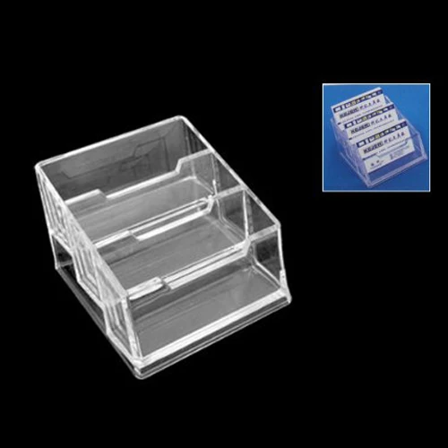 

BLEL Hot Plastic 3-Tier Design Clear Business Card Stand Holder