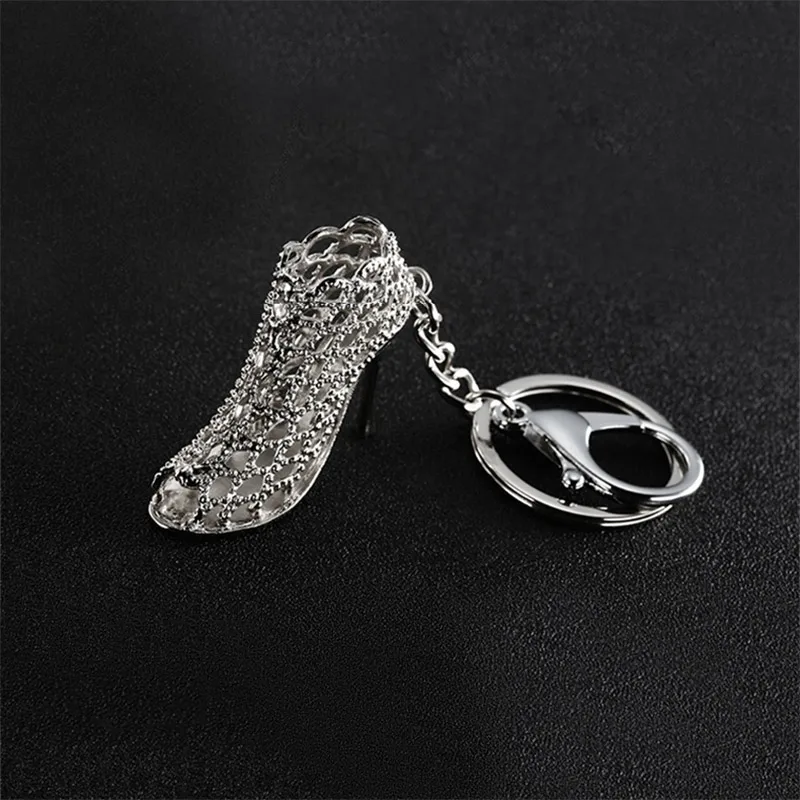 Женский ажурный держатель брелок на высоком каблуке|handbag pendant|high heel shoe keychainbest keychain