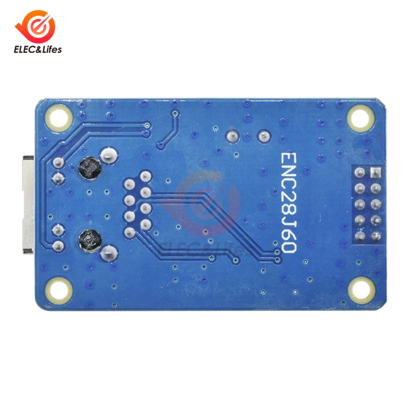 Сетевая плата Mini ENC28J60 LAN Ethernet модуль SPI интерфейс для Arduino 25 МГц Crystal AVR 51 LPC 3 В STM32