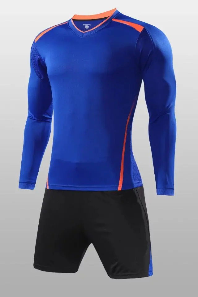 Buy Men long sleeve soccer sets men' football jerseys