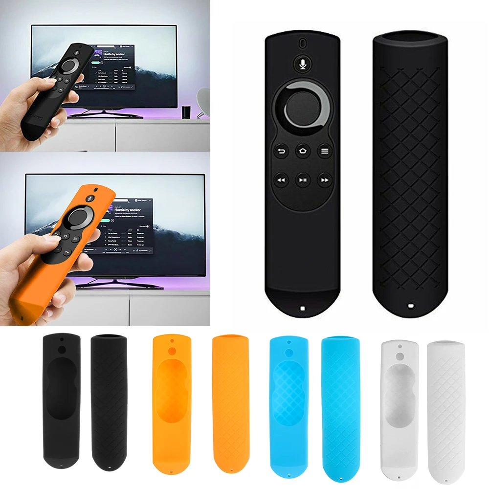 

1PC Soft Silicone Anti Slip Shock Proof Case For Amazon Fire TV Stick Voice Remote All Gen Cover