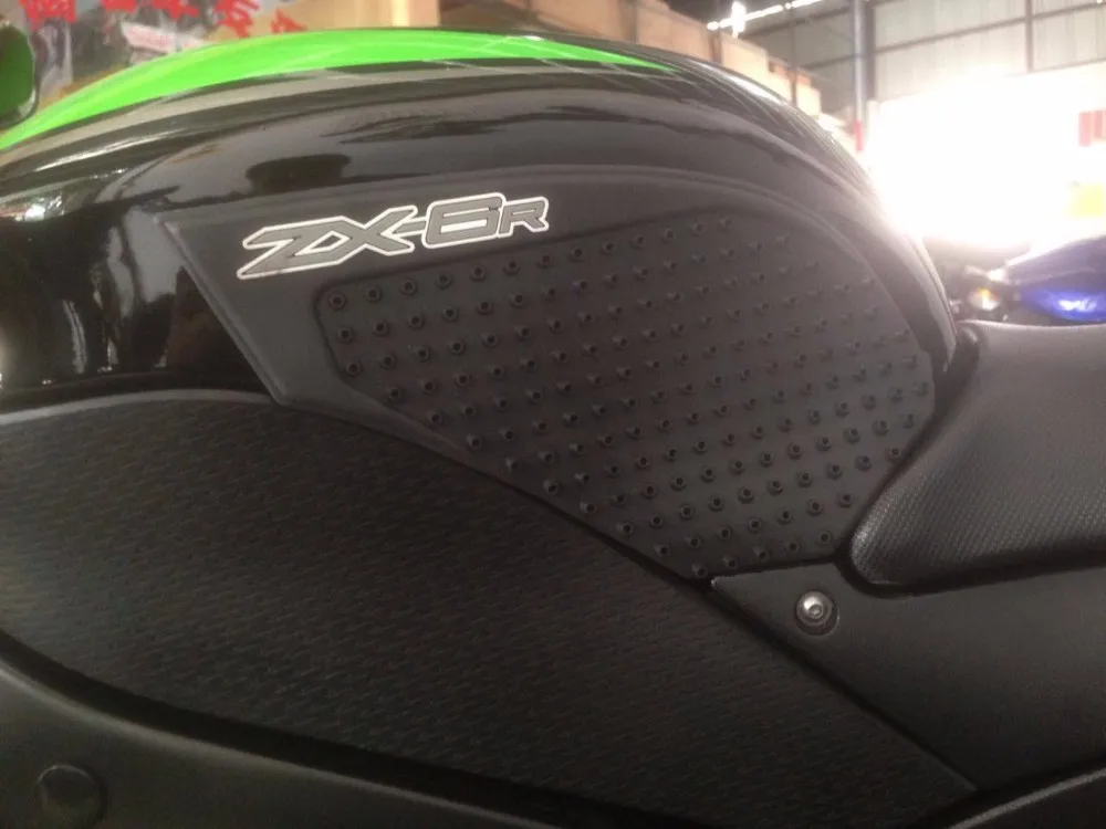 Для Kawasaki ZX6R 07 08 бак мотоцикла Pad Protector Стикеры наклейка газа Колено Ручка Танк Тяговые Pad Сторона