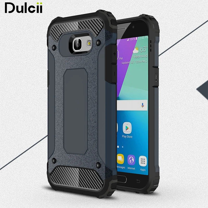 Samsung Galaxy A5 2017 Wireless Charging Case Dulcii For Galaxy A5 (2017) Hybrid Cases Armor Guard Plastic + TPU