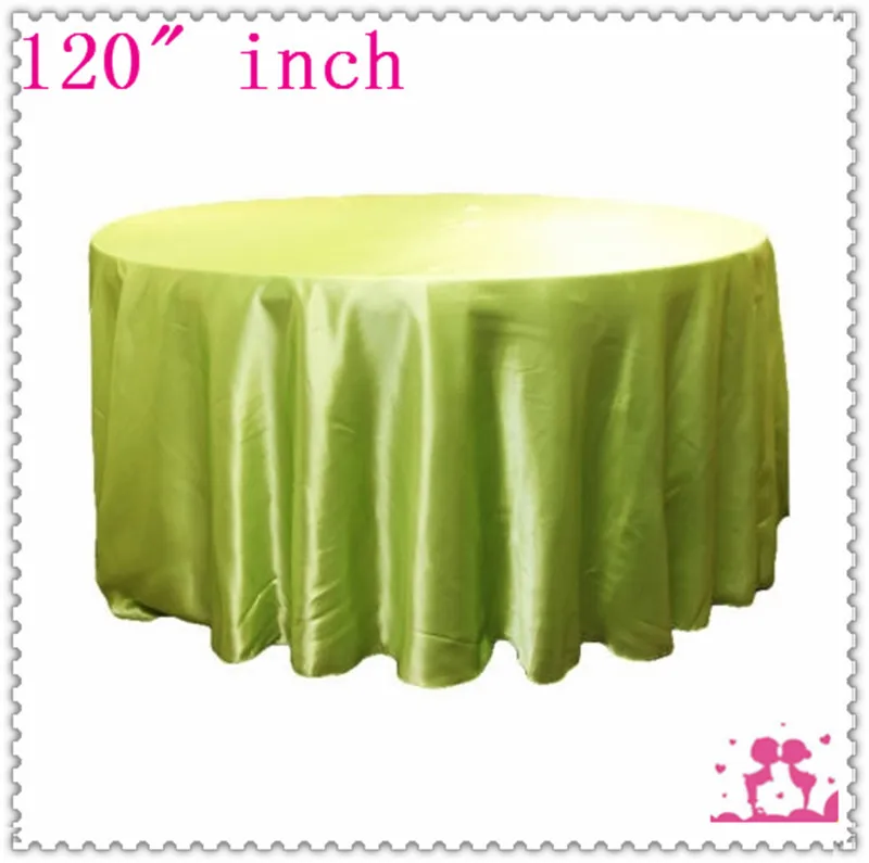 

15pcs 120'' Round Satin Tablecloths for Weddings round christmas table cloths