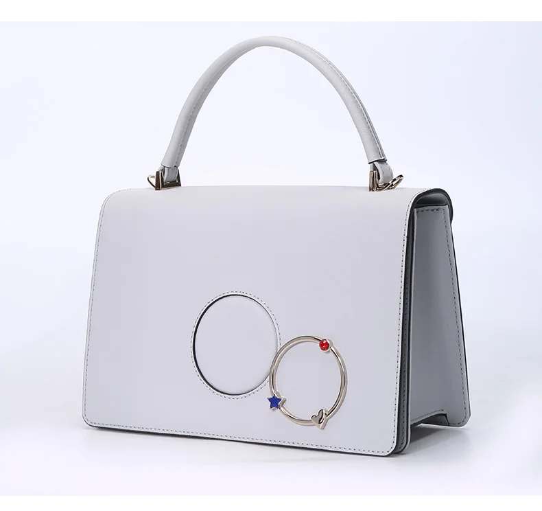 New fashion zipper buckle box shape Calfskin luxury handbags women bags designer simple diamond single shoulder Messenger bag