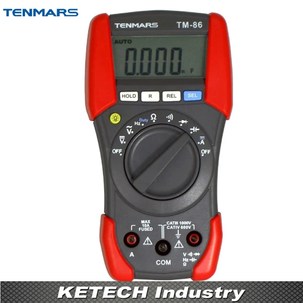 Цифровой мультиметр CAT IV 600V TENMARS TM 86|cat multimeter|digital multimetermultimeter digital |