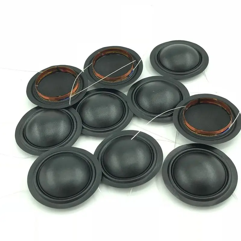 10 pcs 8 ohm silk dome diaphragm Tweeters voice coil 25.5 mm ( 25.4mm ) 28mm 28