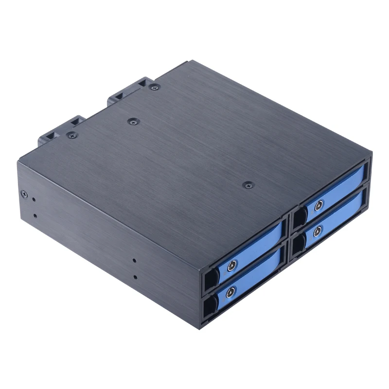 Aluminum shell optibay 2.5in 4bay SATA hard drive case maximizing the storage capacity Internal HDD caddy