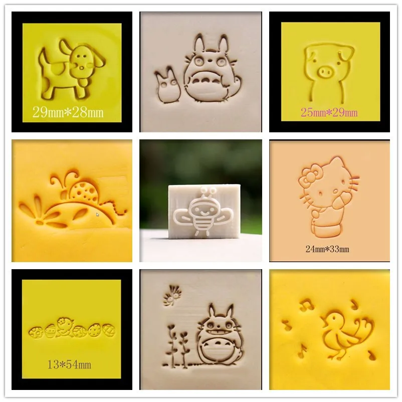 

Animal cat dog resin soap seal stamp cat custom DIY new resin seal bird Soap printed pattern 9 kinds available soap chapter