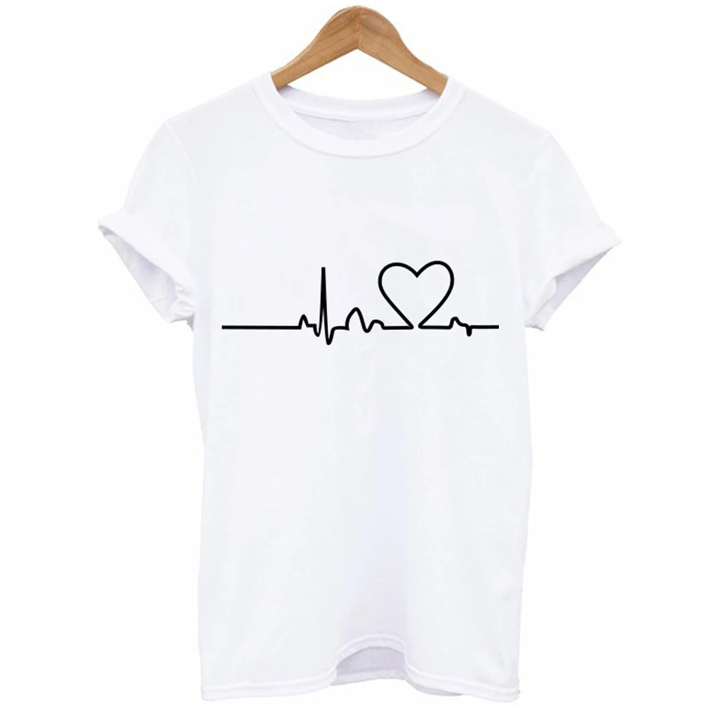 

Sexy O-Neck Print White Women T-Shirt Solid Harajuku Tops Tees Short T Shirt For Female 2019 Summer Casual Beach Clothes