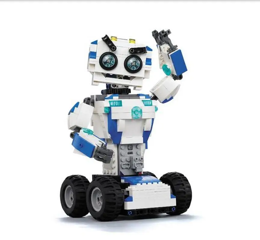 RC Remote Control Robot 2IN1 Transform Deformation Intelligent Robots DIY Toy Kids Present Educational Toys