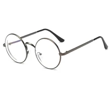 Новые круглые металлические очки для близорукости, оптические очки для мужчин и женщин, очки для студентов с покрытием, очки по рецепту, 5 цветов-1,0-4,0