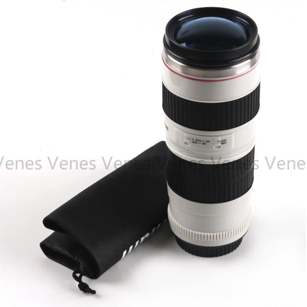 Neww!!! C.anon Style 70-200mm 1:1 Replica Mug Coffee Lens Thermos Drinking Cup Color Blue