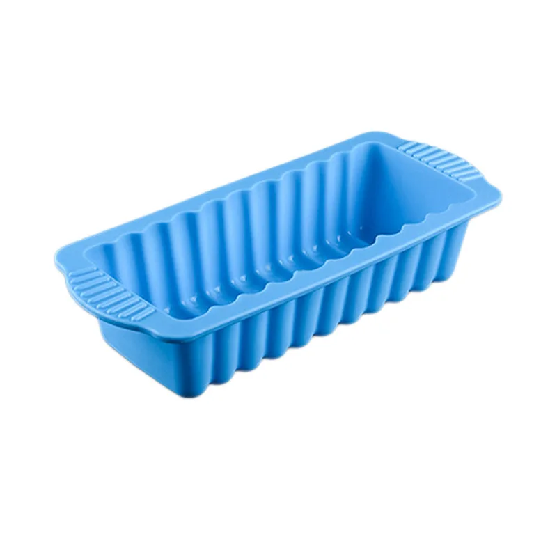 3D Silicone Toast Bread Mold For Chiffon Sponge Cake Mould Bakery Brownie Cake Pan Rectangular Shape Bakeware Baking Tools