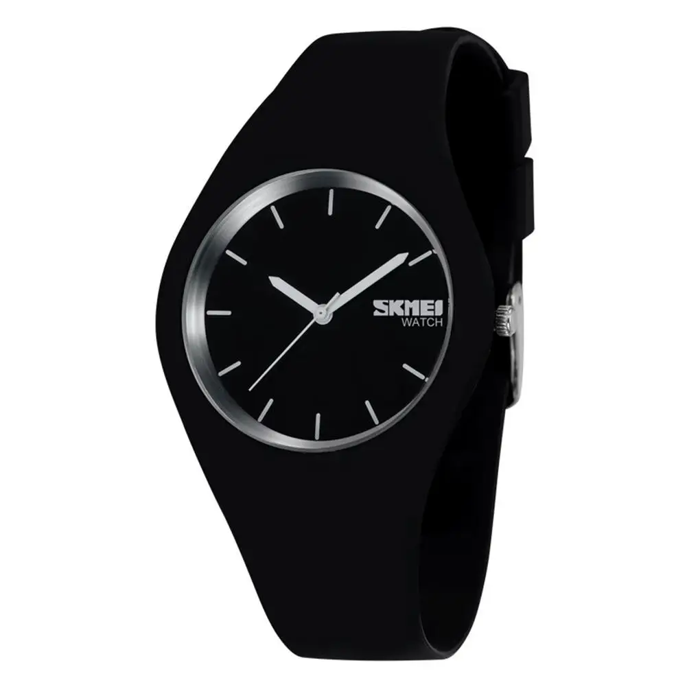 

Fashion Men Women Casual Silicone Band Quartz Analog Thin Chic Wrist Watch Gift montre femme 2018