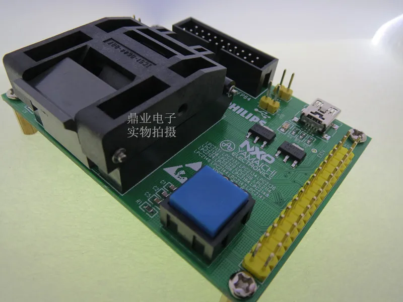 LQFP64 LPC213121362114210921462119 burn-в гнездо золотое покрытие IC Тесты ing сиденье Тесты гнездо Тесты скамья (art.: 7a8eb6062) - 7a8eb6062