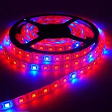 Светодиодный свет для выращивания DC12V Водонепроницаемый сельскохозяйственная Светодиодная лента 5050 для Аквариум теплица для растений